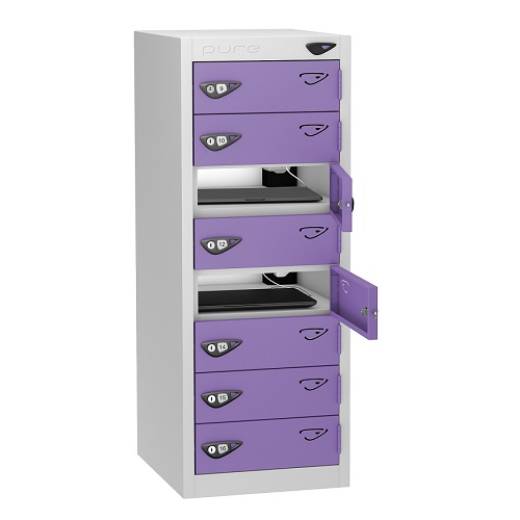 Pure POWER 8 Door Low Height Laptop Locker	