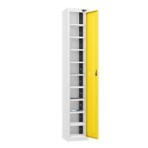 Pure POWER 1 Door 10 Compartment Tablet Locker	