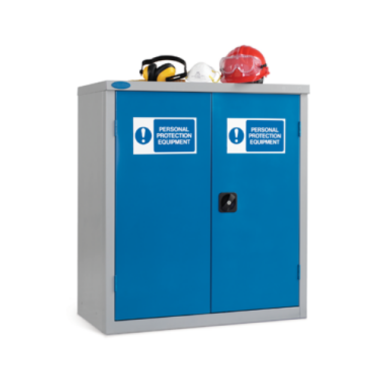 Low Height PPE Storage Cabinet With 1 Shelf