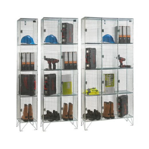 Fast Delivery 4 Door Wire Mesh Locker with Doors