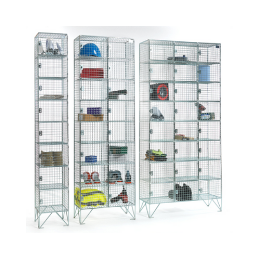 Fast Delivery 8 Door Wire Mesh Locker with Doors