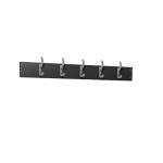 Wall Mounted Hook Board 1000mm With 5 Hooks 