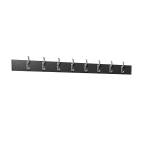 Wall Mounted Hook Board 1500mm With 8 Hooks 