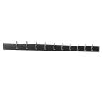 Wall Mounted Hook Board 2000mm With 10 Hooks 