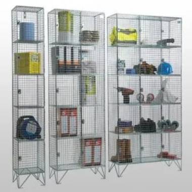 5 Door Wire Mesh Locker with Doors