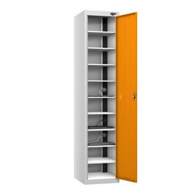 Pure POWER 1 Door 10 Compartment Laptop Locker	