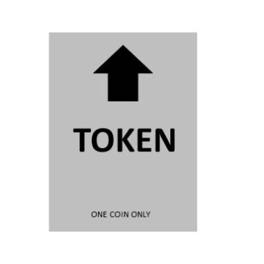 Coin Lock Token Stickers (Pack of 20)
