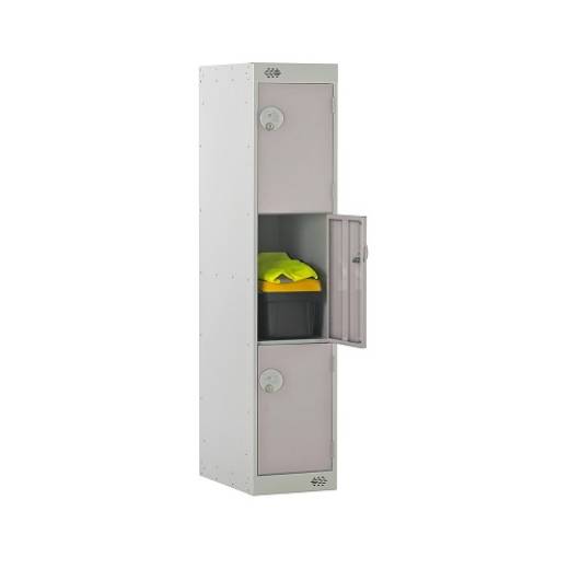 Link Lockers 3 Door Three-Quarter Height Locker