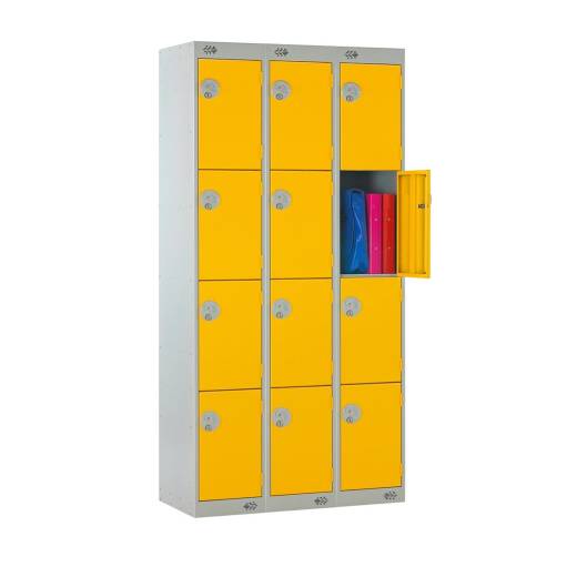 Link Lockers 4 Door Locker - Nest of 3