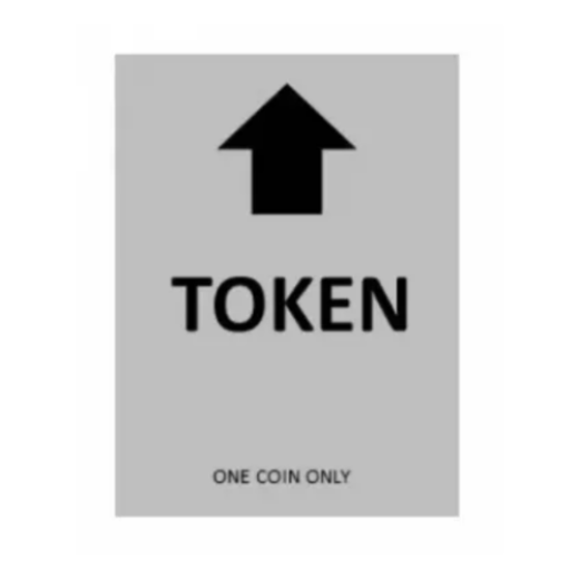 Coin Lock Token Stickers (Pack of 20)