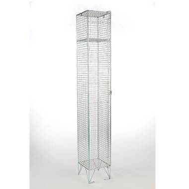 Standard 1 Compartment Wire Mesh Locker 