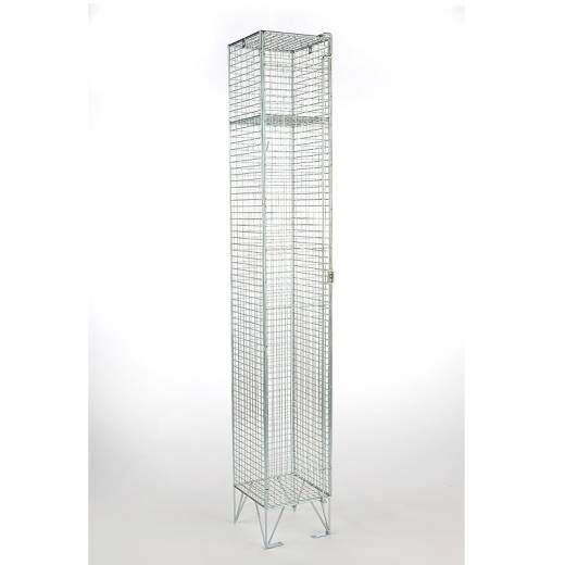 Standard 1 Compartment Wire Mesh Locker 