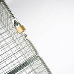 Standard Low Height 2 Compartment Wire Mesh Locker 