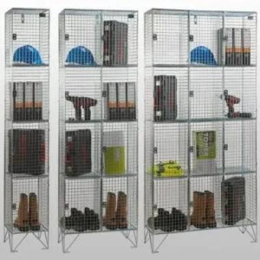 Fast Delivery 4 Door Wire Mesh Locker with Doors