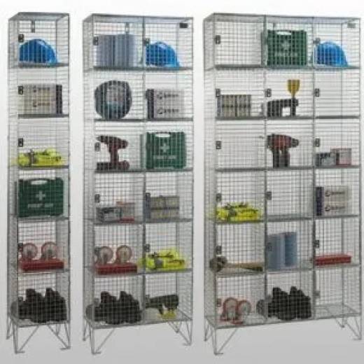 Fast Delivery 6 Door Wire Mesh Locker with Doors