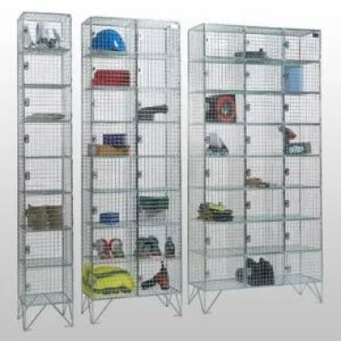 Fast Delivery 8 Door Wire Mesh Locker with Doors