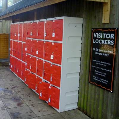 Plastic Weatherproof Lockers, Africa Alive Zoo And Park