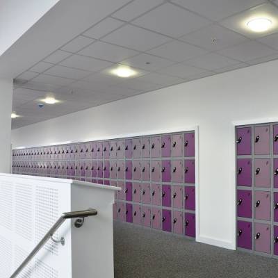 Steel Lockers in A UK School