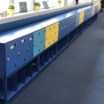 Low Lockers with Welly Storage, Suffolks School, London