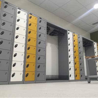 Archway Lockers In Staff Changing Room