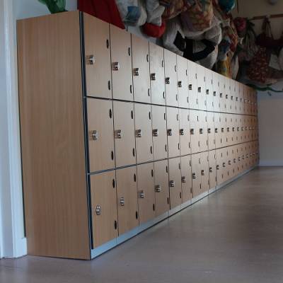 laminate Door Lockers, St Thomas\'s School Lincolnshire