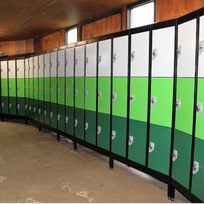 Firside Primary School Lockers In Green And White