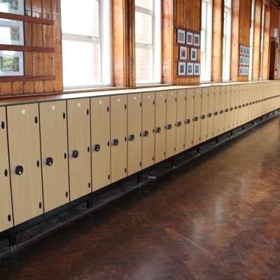 Low Height Lockers With Shelf Tops, St Andrews Prep School