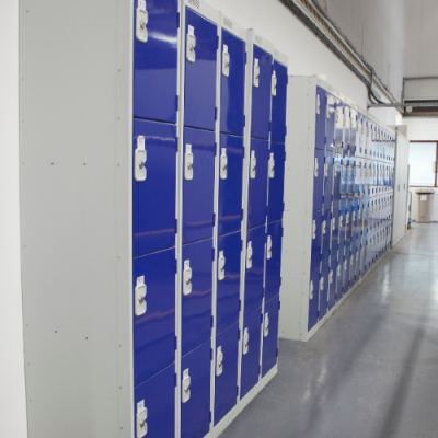 Locker Installtion In A UK School