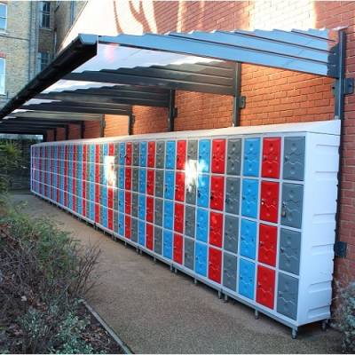 Outdoor Lockers With Canopy, Clapton, London