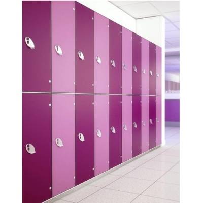 Pink & Plum Two Door Changing Room Lockers